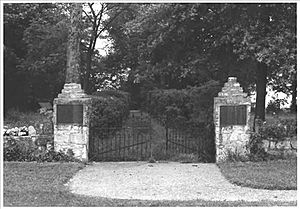 Entrance to Brainerd Cemetery, Brainerd Mission, Tennessee