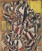 Fernand Léger, 1914, The Smoker, oil on canvas, 100.3 x 81.3 cm, Metropolitan Museum of Art