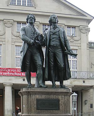 GoetheAndSchillerMonumentAtWeimar