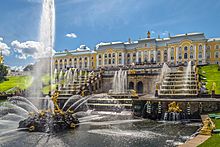 Grand Cascade in Peterhof 01