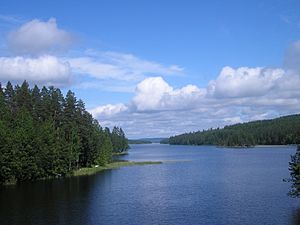 Hopeasalmi, Päijänne