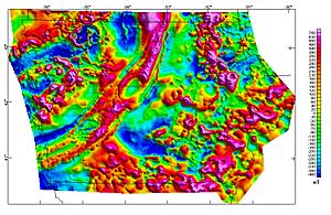 Iowa magnetic map