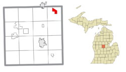 Location within Isabella County