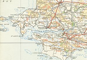 Milford Haven harbourmap1946