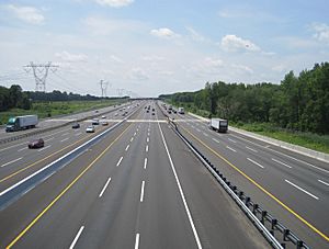 New Jersey Turnpike widening Robbinsville 2015