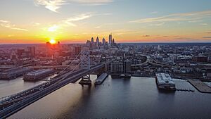 Philadelphia from the Delaware River