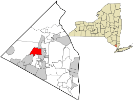 Location in Rockland County and the state of New York.