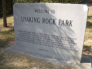 Shakingrocksign