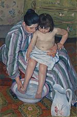 The Child's Bath by Mary Cassatt 1893