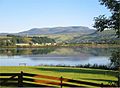 View over Dingwall to Ben Wyvis, from Alcaig