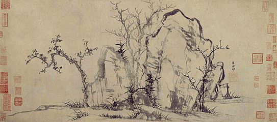 Zhao Meng Fu Elegant Rocks and Sparse Trees