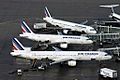 Air France A320s (F-GTAM, F-GTAL and F-GKXH) at Paris-Charles de Gaulle Airport