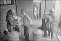 Air Raid Precautions on the British Home Front- the work of the Gas Cleansing Centre, Wandsworth, London, England, 1941 D3919