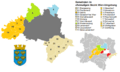 Aufteilung des Bezirks Wien-Umgebung