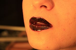 Black lipstick