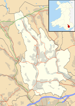 Crumlin is located in Caerphilly