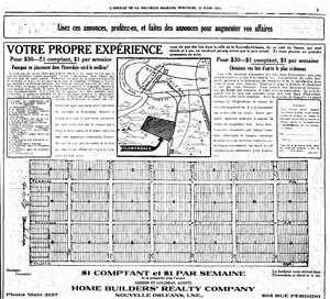 Flowerdale Eastern New Orleans 1914