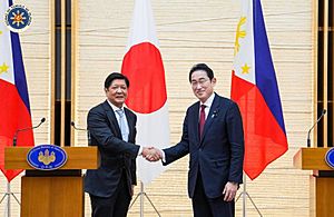 Fumio Kishida and Bongbong Marcos