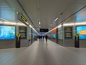 Gatwick Airport terminal shuttle South terminal station