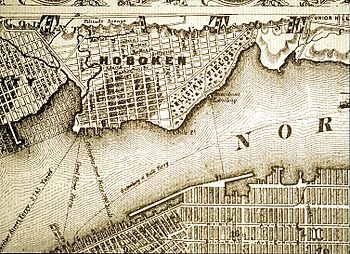 Hoboken map 1854