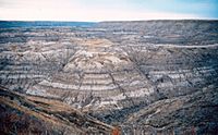 Horseshoe Canyon Alberta Nov 1988