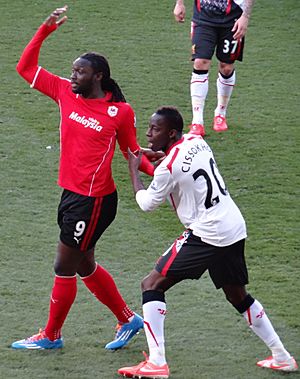 Kenwyne Jones, Aly Cissokho 2014.jpg