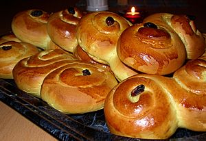 Lussebullar