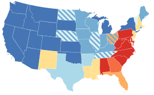 Map of US Suffrage, 1920