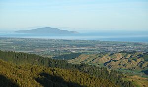 Morning view over Kapiti Coast