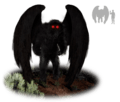 Mothman Artist's Impression