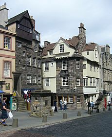 Moubray House and John Knox's House, High Street Edinburgh