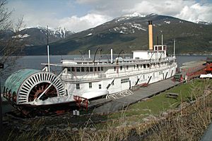 Moyie (sternwheeler) at Kaslo 2008