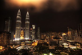 Petronas Towers at night (7025662613)