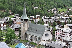 Pfarrkirche St Mauritius Zermatt 20110605