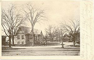 PostcardNorwalkCTLibrary1905