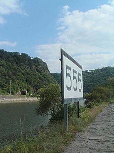 Rheinkilometer Loreley