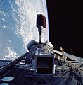 STS-51-G Telstar 3-D deployment