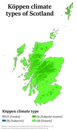 Scotland Köppen