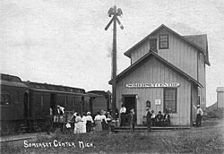 Somerset Center, Michigan train station