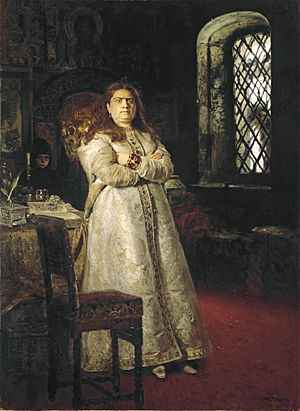 Sophia Alekseyevna, by Ilya Repin