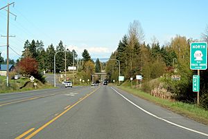 US 101 interchange WA 117 Clallam County