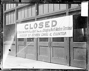 Wells Street Station closed