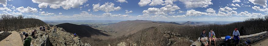 Hawksbill Mountain view