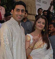 Abhishek and Aishwarya in Bengal