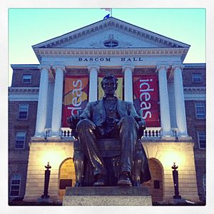 Bascom Hall at dusk