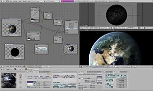 Blender3D 2.4.5-screen