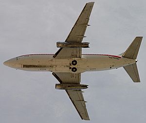 Boeing 737-200 planform view