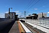 Northbound view from Coburg platform 2 facing towards platform 1