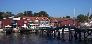 Port of Eckernförde in mid-October 2005