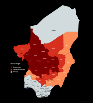 Hausa People map